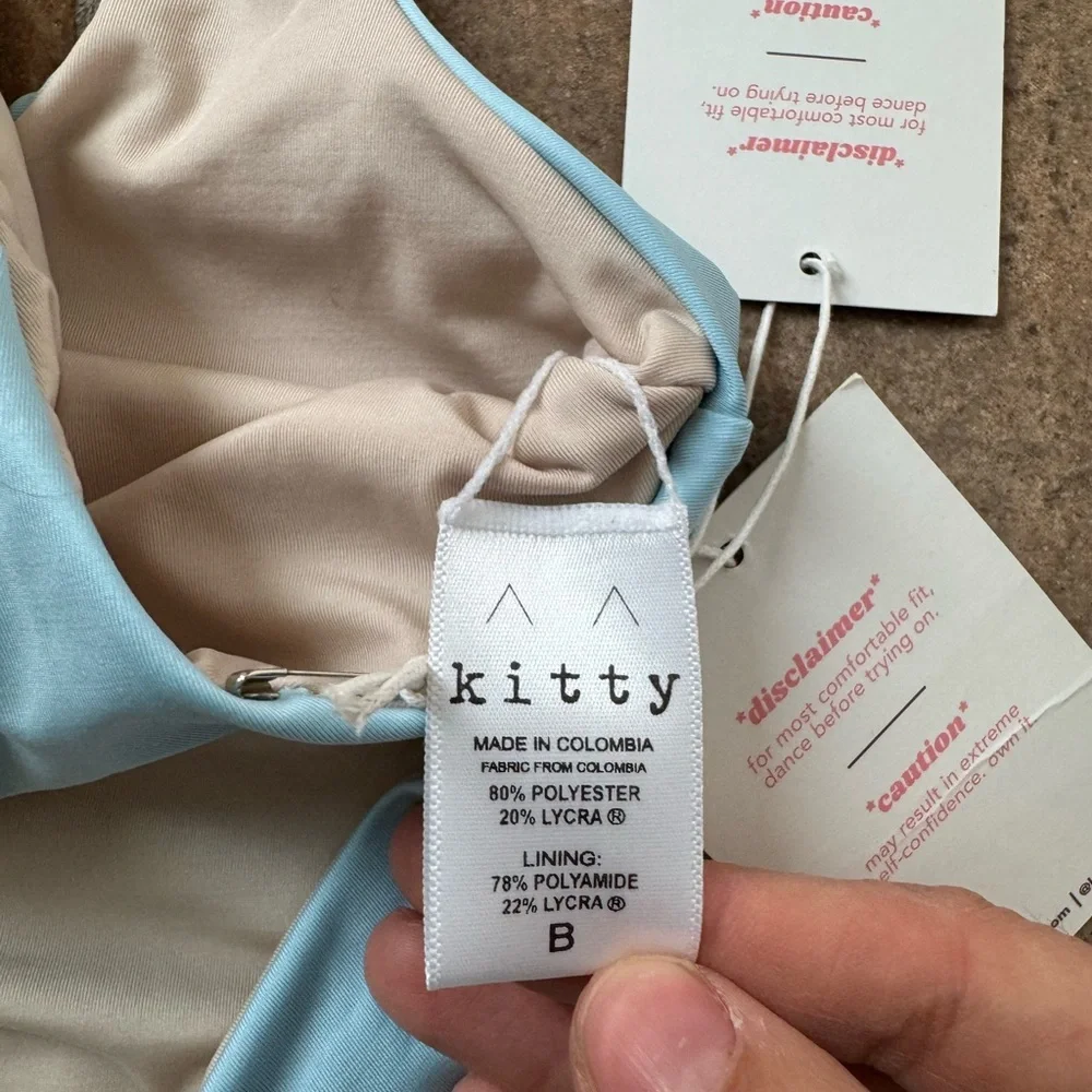 Nwt Kitty And Vibe Reversible Scoop Top And High Waisted Bottoms Bikini — image 5 of 8